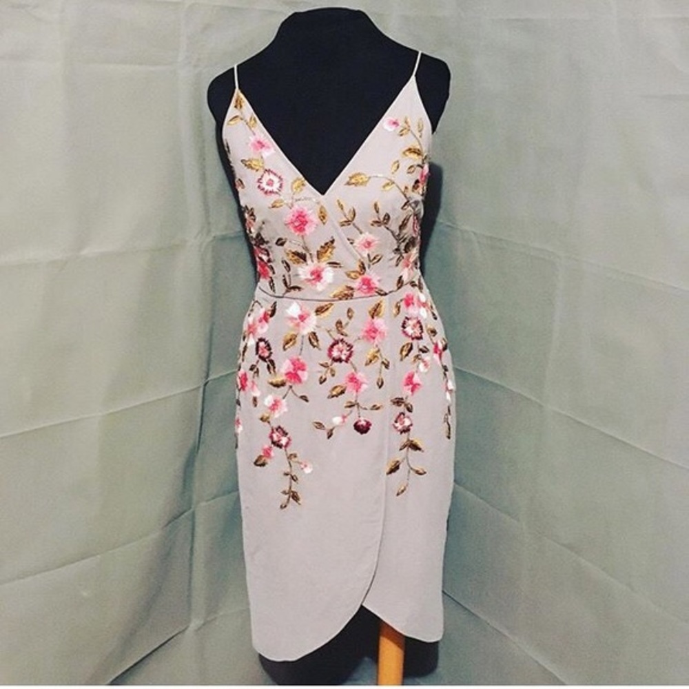 Gianni Bini Floral Dress Spaghetti Strap